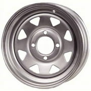 Loadstar 13 Bias Tire Wheel Assembly ST175/80D13 C/5-Hole Modular White w/Stri