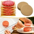thumbnail image 1 of Burger Patty Paper - 200Pcs - Meat Separator - Waterproof, Oil-proof - Square/Round Wax Paper - Multipurpose Disposable Hamburger Sheets - BBQ Meat Press Paper - Kitchen Supplies, 1 of 8