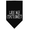 thumbnail image 2 of Halloween Pet and Dog Bandana Screen Printed, "Like My Costume?", 2 of 10