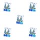 thumbnail image 2 of Inteprter Flores secas, flores prensadas naturales, hermosos accesorios DIY, suministros para álbumes de recortes, artículos para el hogar, kit juego de flores azules 5Conjunto, 2 of 6