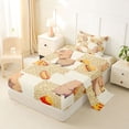 thumbnail image 2 of Erosebridal Kid Cute Capybara Twin Sheet Sets, Leopard Print Buffalo Bedding, 3pcs, 2 of 5