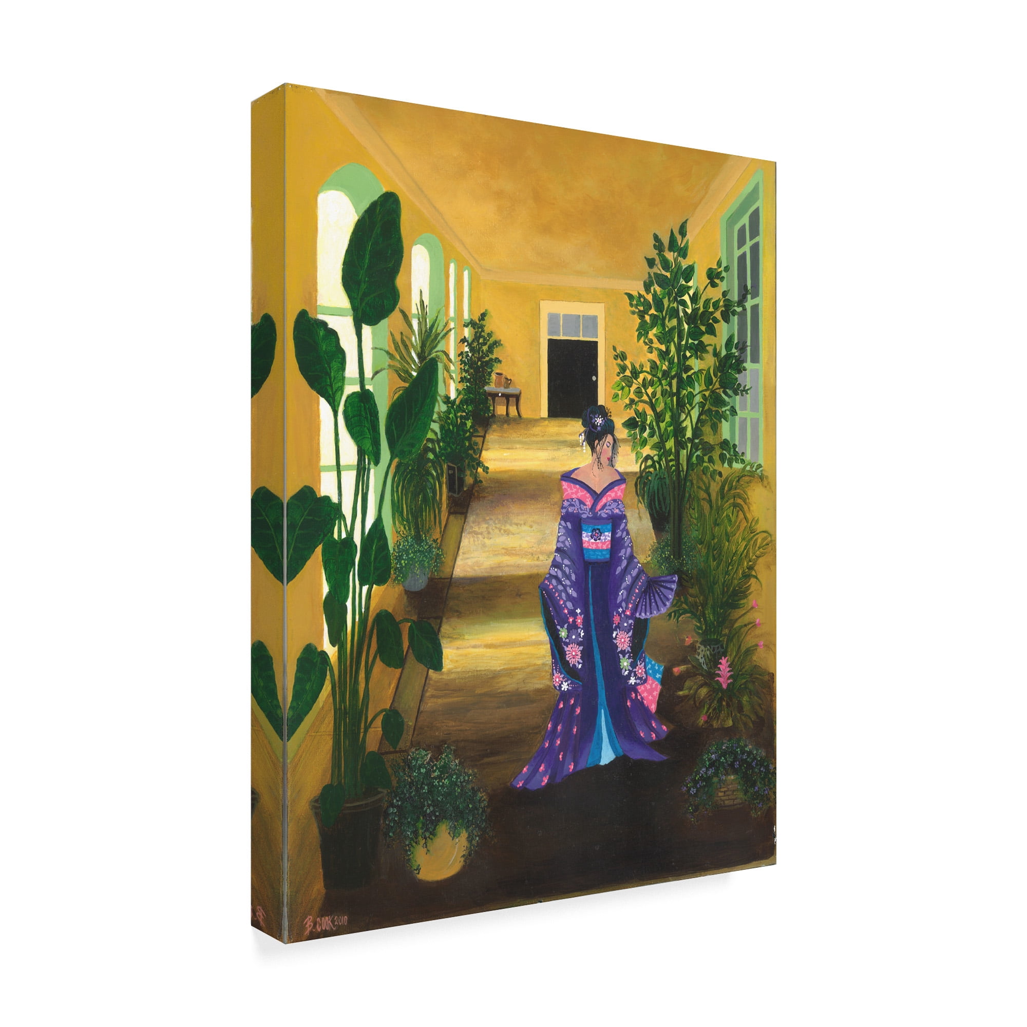 Trademark Fine Art 'Geisha 1' Canvas Art by Bonnie B Cook