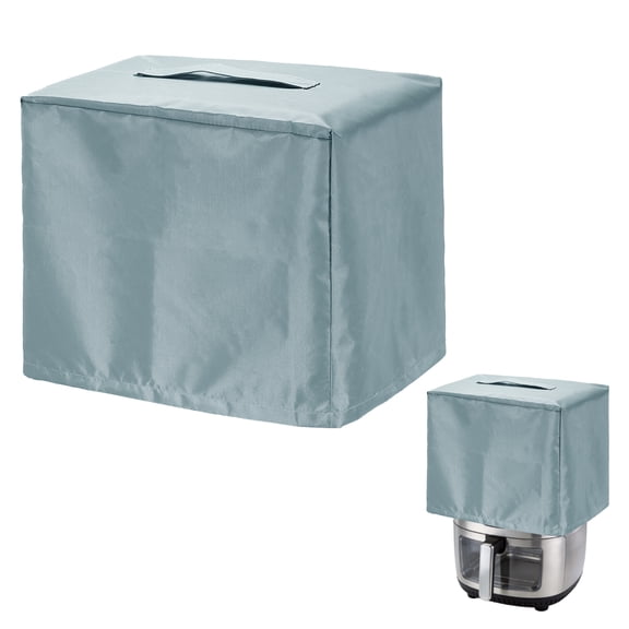 Uxcell Air Fryer Cover Case 10" x 14" x 12"(LxWxH) - Waterproof Air Fryer Dust Cover Kitchen Appliance Heat-Resistant Dustproof for Rice Cooker/Blender/Coffee Maker, Gray