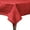 Red, variant on Ultimate Textile (3 Pack) Crinkle Taffeta - Delano 50 x 108-Inch Rectangular Tablecloth - for Party, Wedding, Home Dining, Hotel and Catering use, Platinum Dark Grey