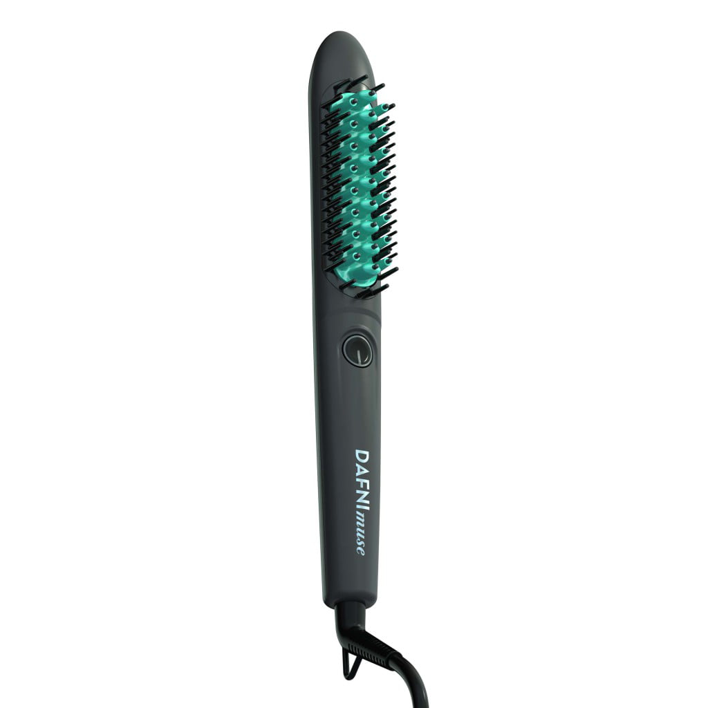 vieren Leesbaarheid Zakenman DAFNI Muse Hair Styling and Straightening Brush, Black & Green BC001DF -  Walmart.com