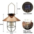 thumbnail image 3 of Faroles solares colgantes para exteriores, luz solar vintage para jardín con bombillas LED cálidas para jardín, patio y camino., 3 of 8