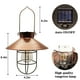thumbnail image 3 of Faroles solares colgantes para exteriores, luz solar vintage para jardín con bombillas LED cálidas para jardín, patio y camino., 3 of 8