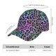 thumbnail image 2 of Balery Rainbow Animal Skin Gorra de béisbol de tamaño ajustable para correr, entrenar y actividades al aire libre. Gorra de papá para todas las estaciones., 2 of 6