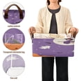 thumbnail image 4 of Foldable Iron Frame Storage Basket Open Basket Bins Versatile Organizer for Laundry Bathroom Closet 16.9” x 11.4” x 7.7” Ghost and Flying Witch, 4 of 7