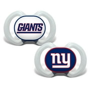 Baby Fanatic Officially Licensed Pacifier 2-Pack - NFL New York Giants