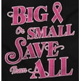 thumbnail image 2 of Save Them All Breast Cancer Awareness Women's Long Sleeve T Shirt Brisco Brands M, 2 of 6