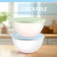 thumbnail image 2 of SIGNORA WARE 2‑Pack Large Food Storage Containers – Airtight Lids, Blue & Green, 2 of 7