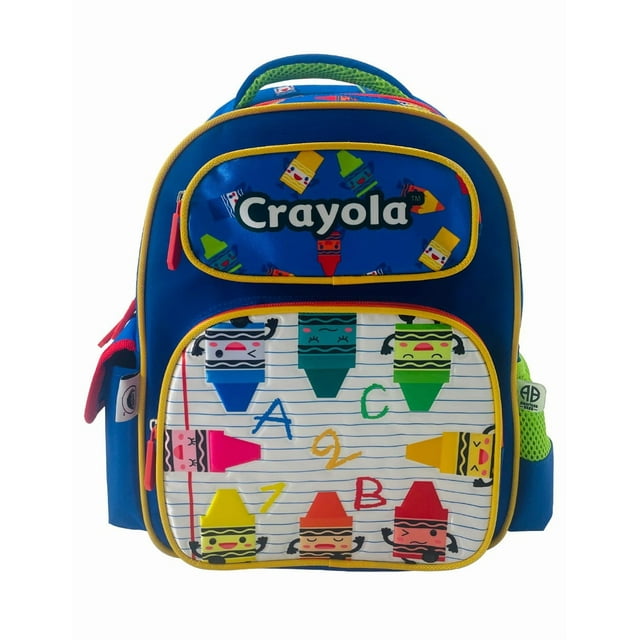 Mochila Escolar Infantil Kínder para niños de Crayola color Azul
