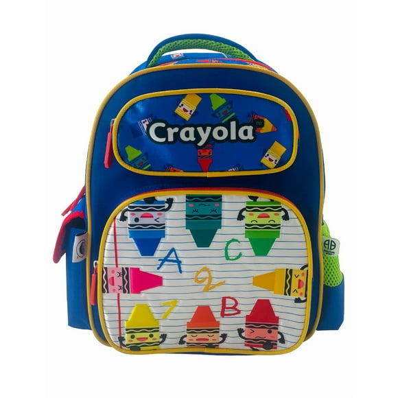 Mochila Escolar Infantil Kínder para niños de Crayola color Azul
