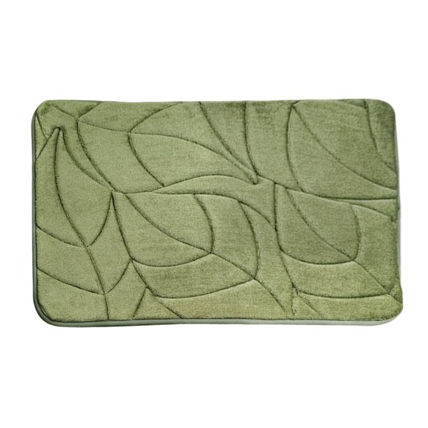 Alfombra de baño de espuma viscoelástica gruesa de 40 x 60 cm, ultra suave, antideslizante, absorbente de agua, lavable a máquina, de secado rápido, para suelo, ducha y bañera