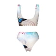 thumbnail image 5 of Daiia Butterfly In Blossoms Zen Women's Bikini Set Two Piece Swimsuit High Waisted Bikini Adjustable Straps Bikini Perfect for Beach, Pool, and Summer Vacation-XX-Large, 5 of 9