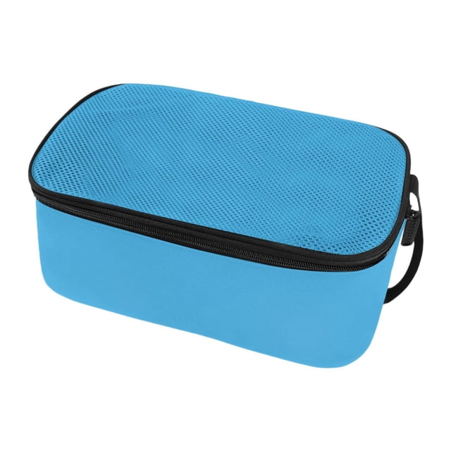 Bolsa para zapatos de fútbol, organizador de zapatos, lavable, portátil, de 9,65 pulgadas Azul