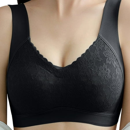 

TOWED22 Bra For Women Women s Push Up Bra Lace Comfort Padded Bra Add 1 Cup Brassiere Plunge Underwire Bra Lift Up Bras Black