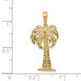 thumbnail image 2 of 14K Yellow Gold Palm Tree Pendant, 2 of 2