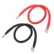 thumbnail image 1 of 1 par de cables inversores de batería de cobre, calibre 2 AWG, cable de batería de 2 pies, universal para coche, vehículo, RV, aplicación solar, cobre puro duradero, negro, rojo con anillo de 3/8" 5/16" Unique Bargains terminales de bateria automotriz, 1 of 7