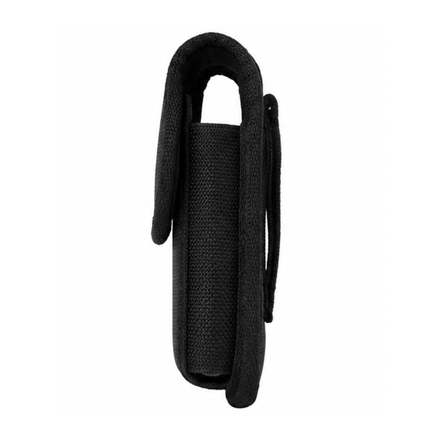 Vertical Rugged Pouch (5") In Black Velcro Closure with Cardboard - Black