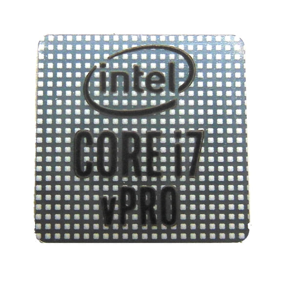 Intel Core i7 vPRO Sticker 14 x 14mm / 9/16" x 9/16" [1076]