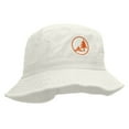 thumbnail image 5 of Camp Tree Embroidered Bucket Hat - White OSFM, 5 of 5