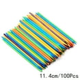 thumbnail image 3 of 100PCS Cuticle Pcomher Remover Nail Art Tools Orange Wood Sticks Rhinestones Picker bead pcomher Manicure Pedicure Care supplies, 3 of 6