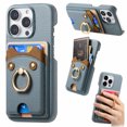 thumbnail image 1 of Case for FOXDOCK iPhone 13 Pro , Leather, Bear Ring, Card Holder, 1 of 4