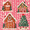 Brown Gingerbread Houses, variant on FORMRS 3 Ring Binder 1.5 inch with Pockets Clip Board 200 Sheets Capacity, Brown Gingerbread Houses