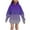 Purple1, variant on LIaqionyy Sweatshirts for Girls Boys Long Sleeve Casual Hooded Dress Pocket Pullover Sweatshirt Fall Clothes