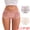 Pink, Gray, Beige, variant on DARING DIVA Women's High-Waisted Extended Crotch Panties 3 Pcs L Yellow, White, Gray