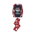 thumbnail image 3 of DuAnyozu Christmas Family Matching Pajamas Set Adult Kids Baby Deer Printed Tops+Plaid Pants Sleepwear Nightwear Set, 3 of 10