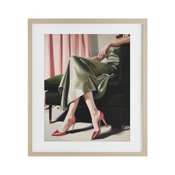 Stupell Industries Contemporary Waiting For The Guests Birch Framed Print Under Glass, 13 x 16, by Andreas Magnusson