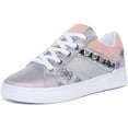 thumbnail image 6 of Guess Roxo Women's Lace Up Synthetic Trainers In Silver Size 10, 6 of 6