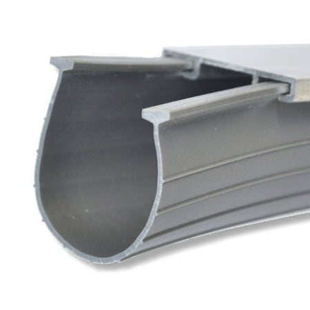 

Vinyl Garage Door Replacement Seal 3 W 1/4 T Grey 9 Single Garage Door