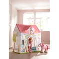 thumbnail image 3 of HABA Princess Rosalina Castle Play Tent with Roll Up Doors and Windows for 18 Months and Up, 3 of 4