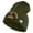 Olive, variant on U.S. Army 49th Armored Division Symbol Embroidered 8 Inch Solid Knit Short Beanie Made in USA - Navy OSFM