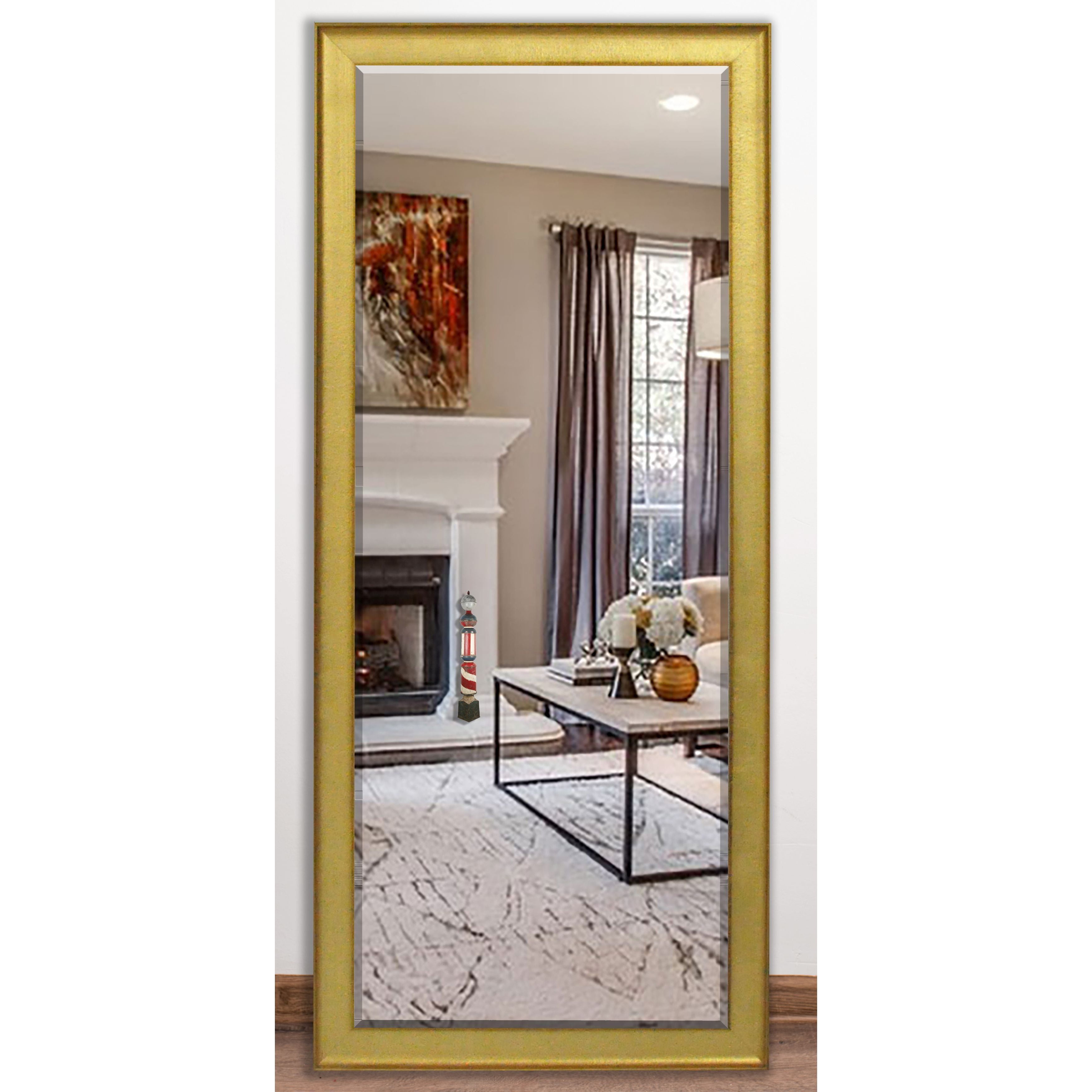 Rayne Mirrors US Made Vintage Gold Beveled Full Body Mirror Walmart