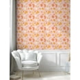 thumbnail image 5 of Orange Peel & Stick Wallpaper, Freshness Fruits Mango Watermelon Cherry Grapes Juicy Healthy Fruits, Self-Adhesive Living Room Kitchen Accent, 3 Sizes, Peach Pale Pink and Blush, by Ambesonne, 5 of 6