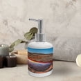 thumbnail image 3 of Ambesonne Landscape Soap Dispenser & Toothbrush Holder Set, Utah National Park, 2 Pcs, Pale Brown Sky Blue, 3 of 6