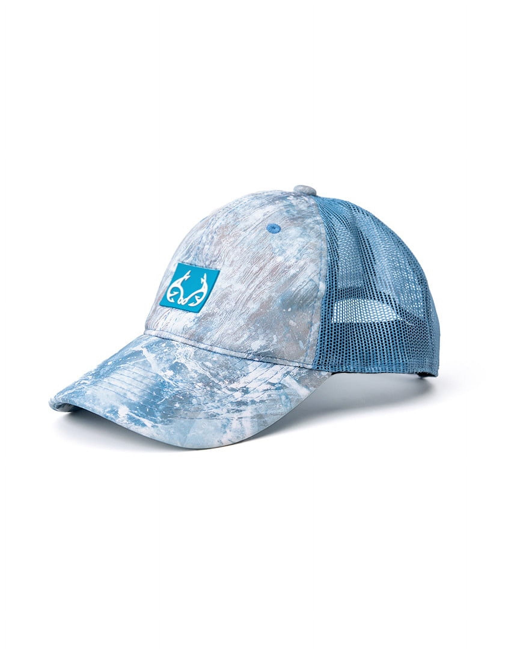 Realtree Fishing Mesh Back Blue Hat | COV3