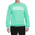 thumbnail image 2 of Wild Bobby State of Georgia College Style Unisex Crewneck Sweatshirt, 2 of 6