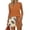 Orange, variant on Floral Resort Wear Co-ord Set for Women - Sleeveless Square Neck Top & Drawstring Waist Shorts with Pockets, Trendy Summer Vacation Matching Outfit Beige L