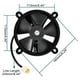 thumbnail image 2 of Oil Cooler Motorcycle Cooling Fan Engine Radiator for ATV Quad Go Kart Buggy Motocross 200 250cc 12V, 2 of 5