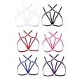 thumbnail image 4 of TureClos Arnés Sujetador Erógeno Fuerte Elasticidad Citas Gran calidad Impresionante Lencería Firmeza Apasionado Misterioso Cupless Bras blanco TureClos JD733114872, 4 of 6