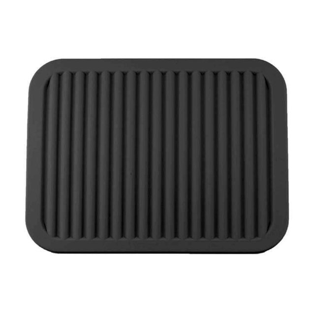 CAROOTU Silicone Isolation Mat Pot Repas Plaque Mat Antidérapant Haute Température Résistant Table de Cuisine Épaissie Set de Table
