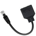 thumbnail image 2 of Network Adapter Rj45 1 To 2,rj45 A Male-female Double Adapter (15cm) It Is Used To Switch The Network Hy, 2 of 5