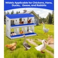 thumbnail image 4 of Yeshouse Nido para gallinas de 6, 8 y 10 agujeros, de acero galvanizado inoxidable, para gallinas, fácil de recoger y limpiar, 4 of 7