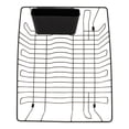 thumbnail image 2 of Escurridor de Platos Mainstays de Metal Grande con Cubertero Negro, 2 of 4